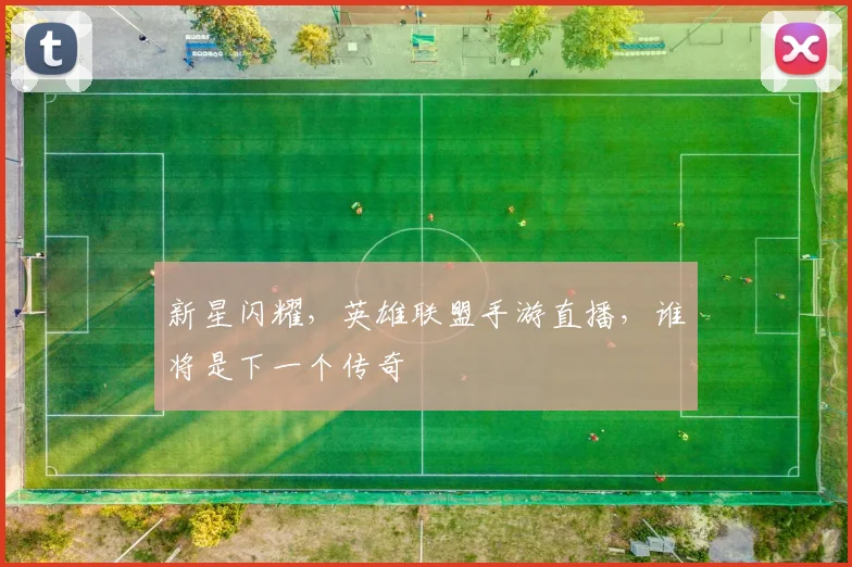 新星闪耀,英雄联盟手游直播,谁将是下一个传奇